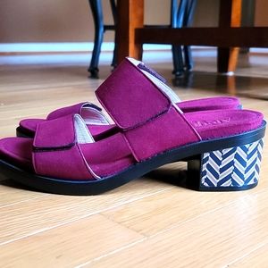 Alegria, Tia Syrah Heel Sandal, red, 39 EU